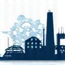 Manufacturing industry icon